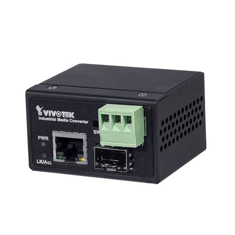 VIVOTEK Industrial 1xFE + 1xFE SFP Media Converter